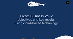 Desktop Screenshot of cloudbay.com