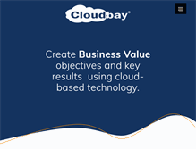 Tablet Screenshot of cloudbay.com